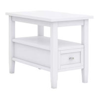 SIMPLIHOME WyndenHall Brooklyn+Max AXCWSH011-W Manual