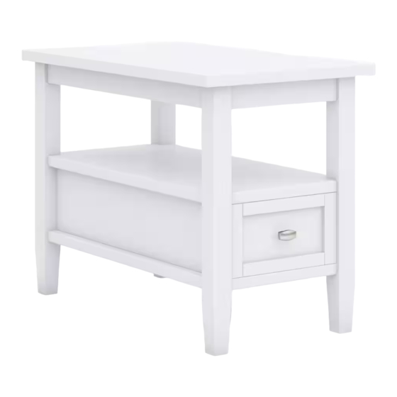 SIMPLIHOME WyndenHall Brooklyn+Max AXCWSH011-W Manual