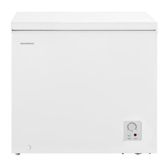 Heinner HCF-N250F+ Quick Start Manual