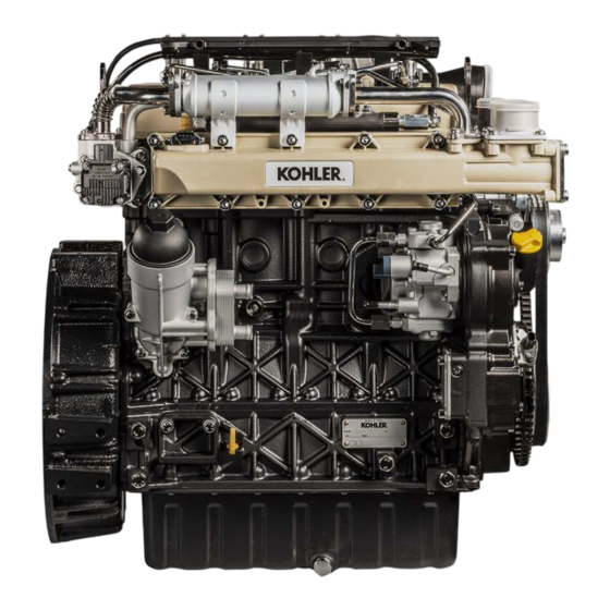 Kohler KDI 1903 TCR Owner's Manual