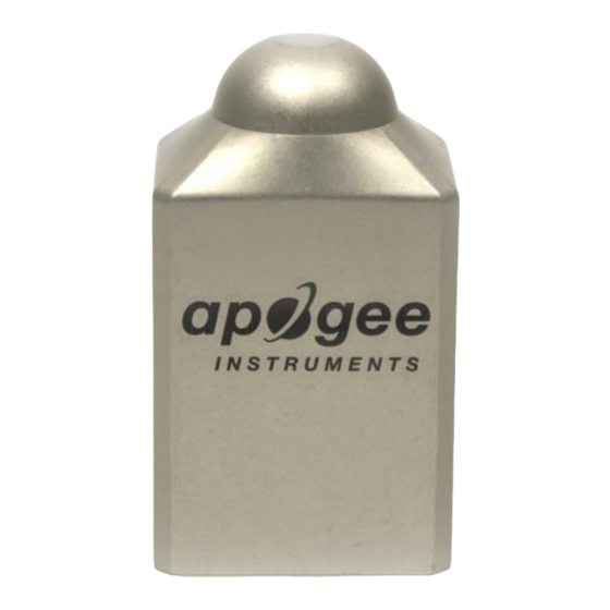 Apogee Instruments SS-110 Owner's Manual