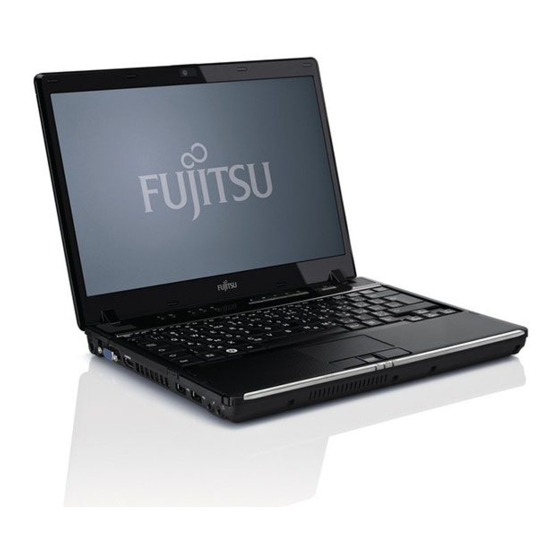 Fujitsu Lifebook P770 Getting Started Manual
