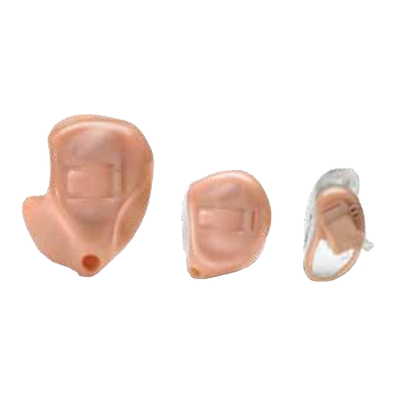 Starkey ITE (In-The-Ear) Operation Manual