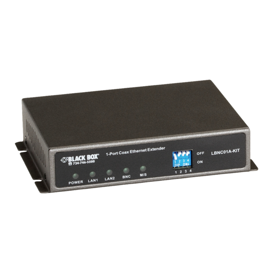 Black Box LBNC01A-KIT User Manual