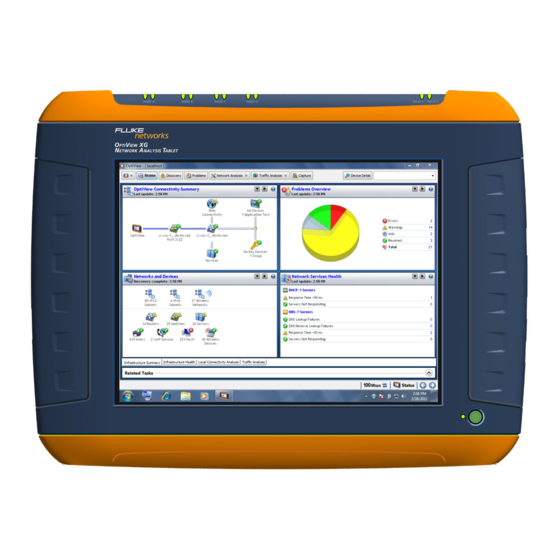 Fluke OPTIVIEW XG Getting Started Manual
