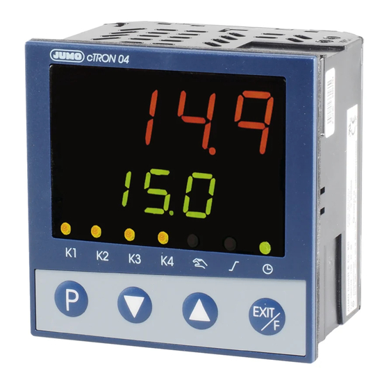 JUMO cTRON 04 Operating Manual