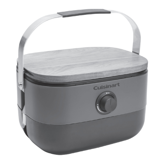 Cuisinart Venture CGG-750 Assembly And Operating Instructions Manual