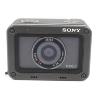 Sony DSC-RX0M2 Help Manual