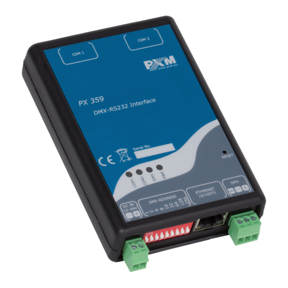 PXM PX359 User Manual