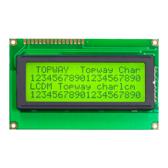 Shenzhen TOPWAY LMB204BBC User Manual