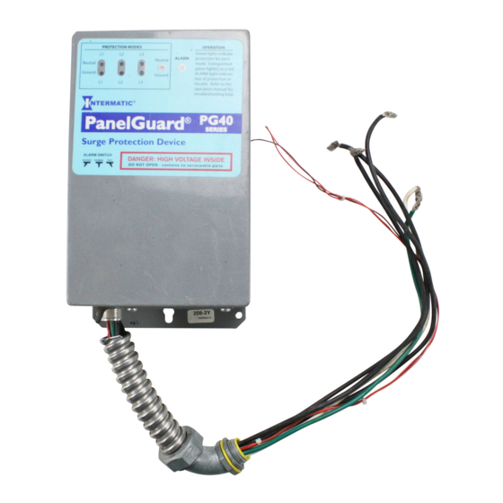 Intermatic PG1000 Series Installation Instructions And Operation Manual