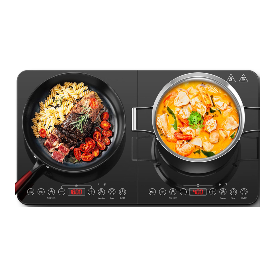 Aobosi FS-IRC108-1800 - Double Induction Cooktop Burner Manual