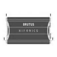 Hifonics BRUTUS BXi1610D Manual