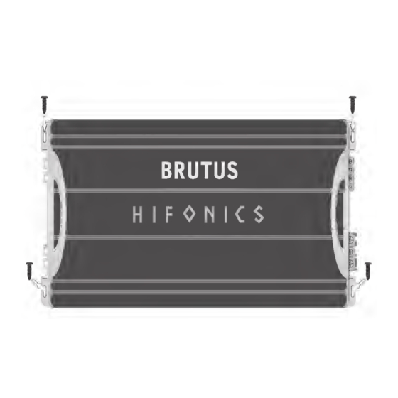 Hifonics BRUTUS BXi610 Manual