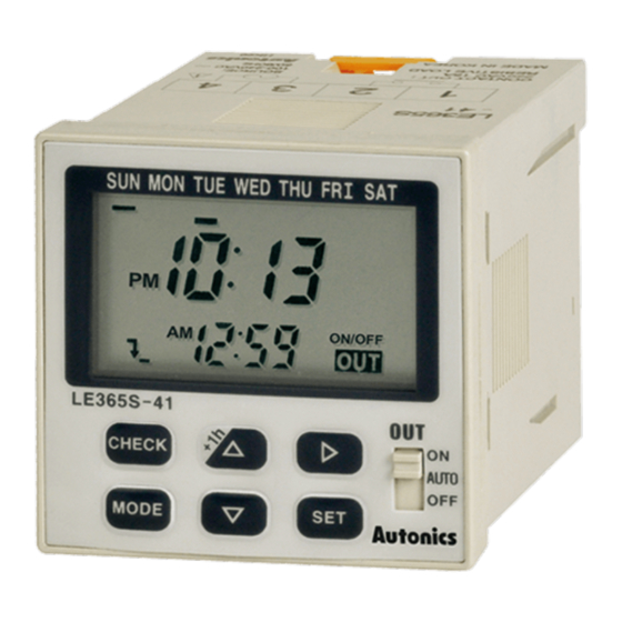 Autonics LE365S-41 Series Product Manual