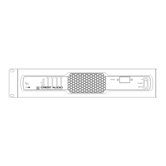 Crest Audio CKd 604 Owner's Manual