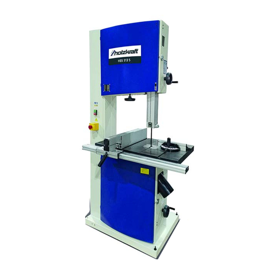 holzkraft HBS 513 S Manuals