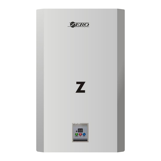 Zero Appliances TEMPERATURE CONTROLLED CONTINUOUS FLOW GAS WATER HEATER Instruction Manual