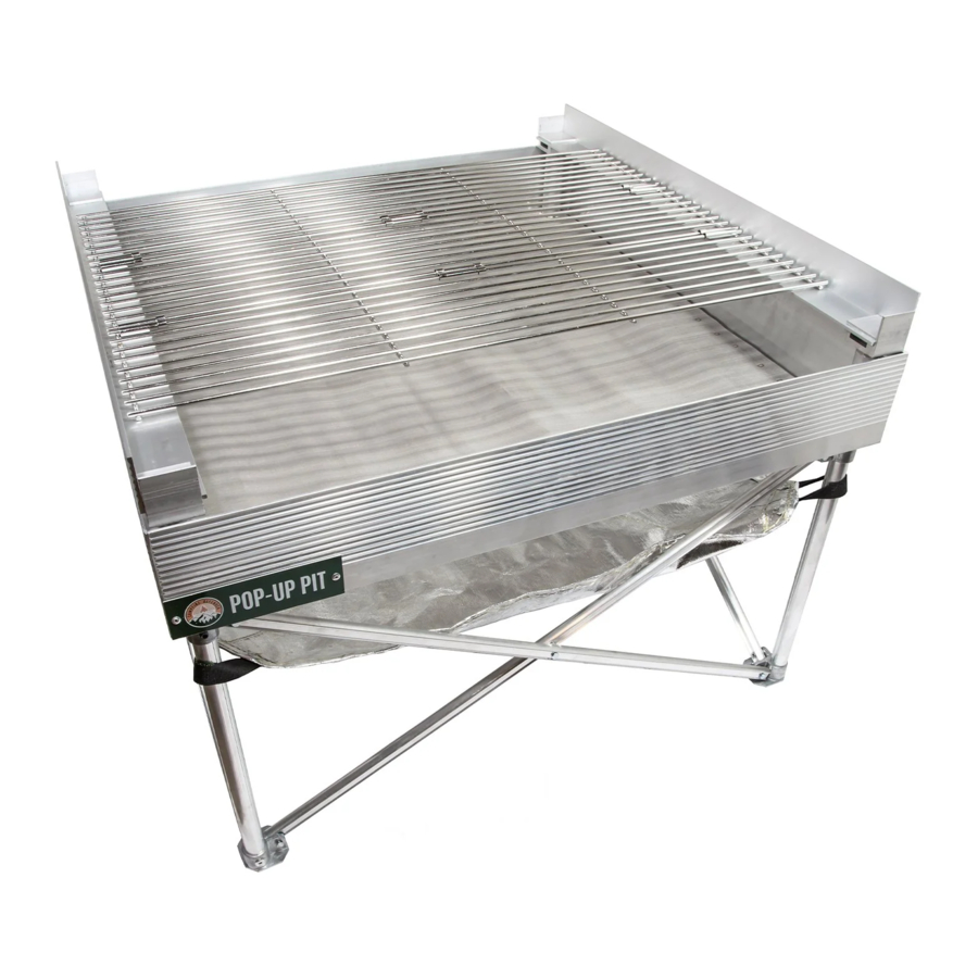 Fireside Outdoor POP-UP PIT Manual