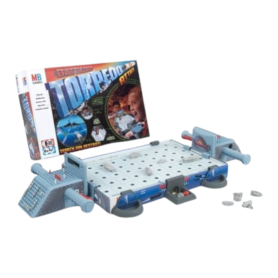 Milton Bradley Battleship Torpedo Attack Instructions Manual