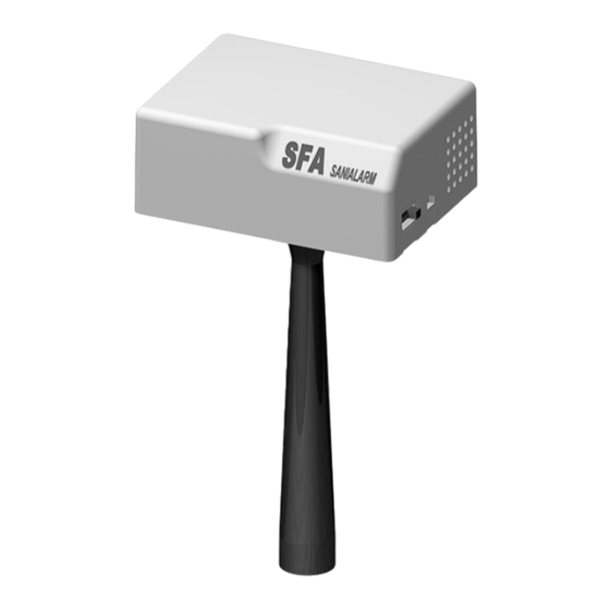 SFA-SANIFLO SANIALARM Installation Instructions Manual
