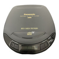 Panasonic SLS202 - PORT. CD-LOW P Operating Instructions Manual