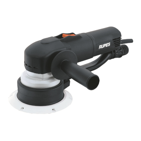 Rupes EK150AE Operating And Maintenance Instructions Manual