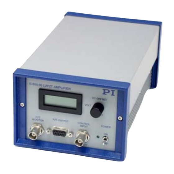 PI E-650 Manuals