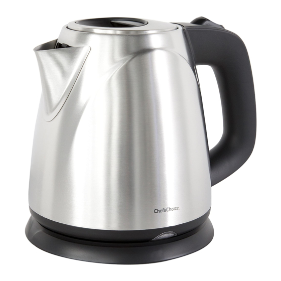 Chef's Choice 673 Compact Electric Kettle Manuals