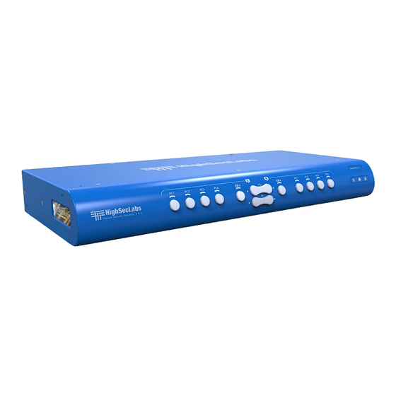 HighSecLabs SX42PHU-4T Quick Installation Manual