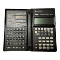 HP 19Bii - Business Consultant Calculator Owner's Manual