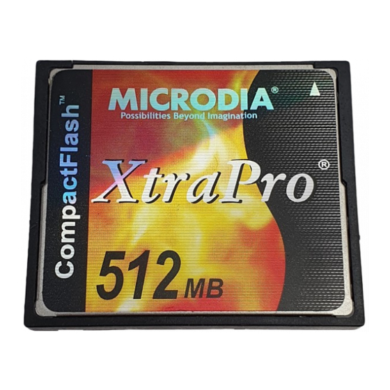 Microdia CF Operating Manual