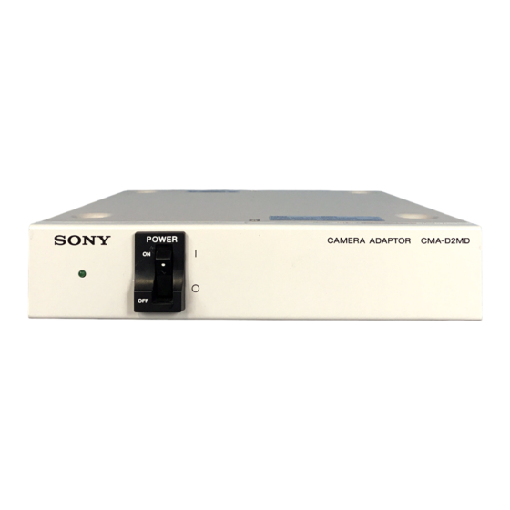 Sony CMA-D2MDCE Instructions For Use Manual