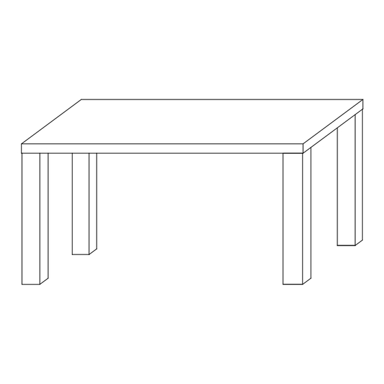SCIAE URBANA TABLE Assembling Instructions