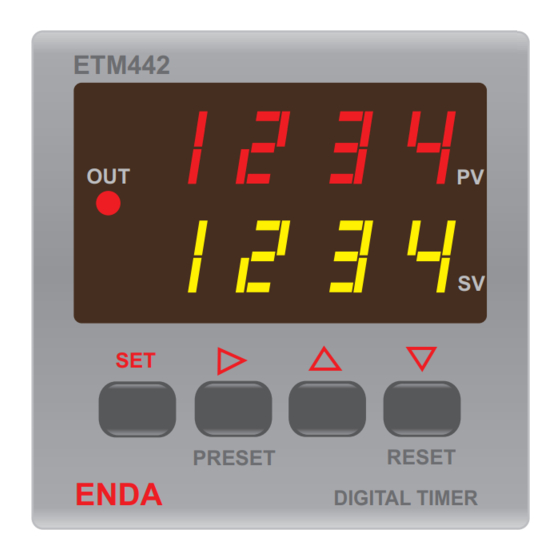 ENDA ETM442 Series Manual