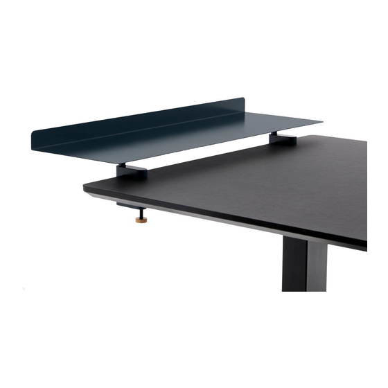 APTO TABLE SHELF 720 MM Instruction Manual