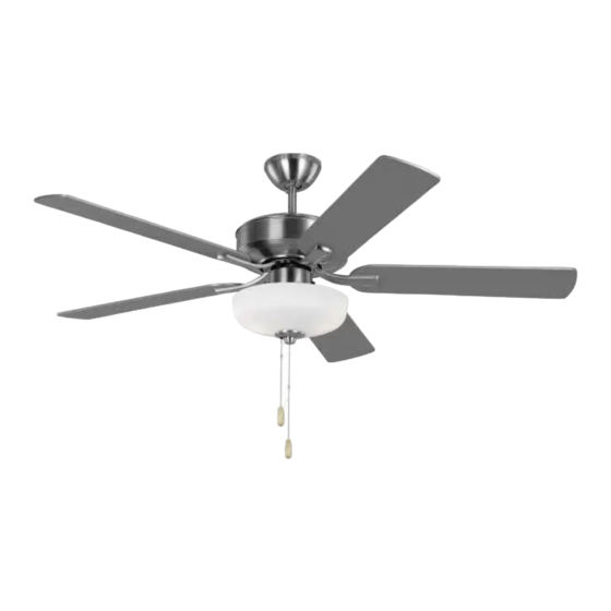 Monte Carlo Fan Company 5LD52 D Series Owner's Manual And Installation Manual