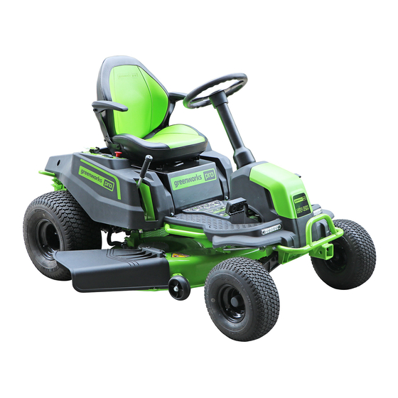 GreenWorks Pro 7400707AU Operator's Manual