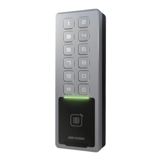 HIKVISION DS-K1T805 Series Quick Start Manual