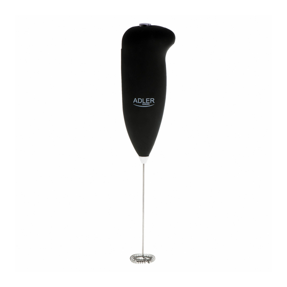 Adler AD4491 Quick Start Manual