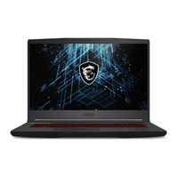 MSI GF63 Thin 11SC-498XIT User Manual
