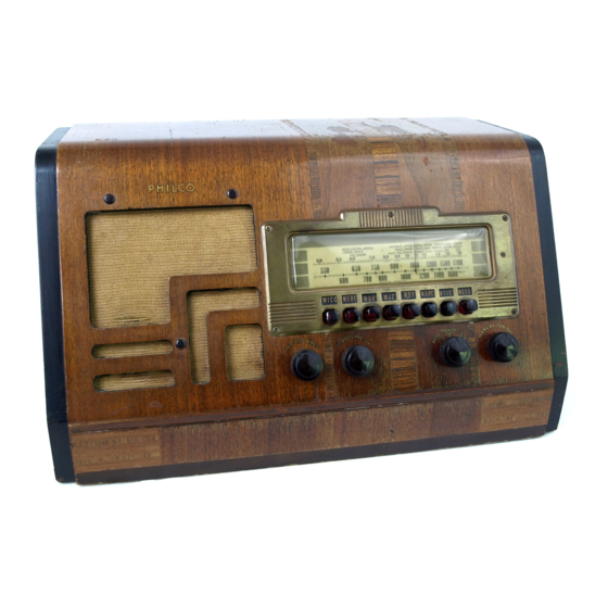 Philco 39-30 Service Manual