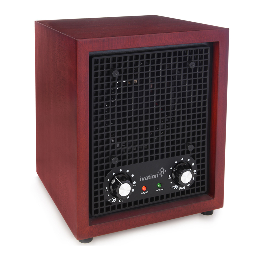 Ivation VAOZP001 - Ozone Air Purifier Manual