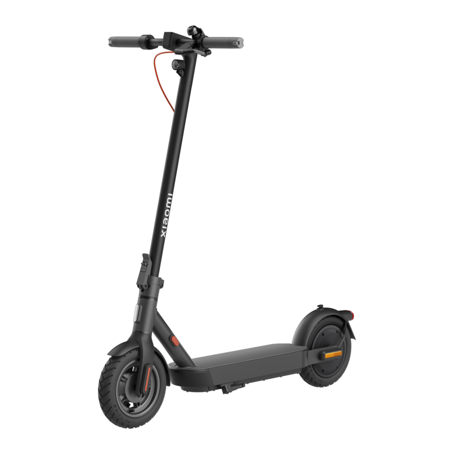 Xiaomi Mi Electric Scooter 4 Pro Manual