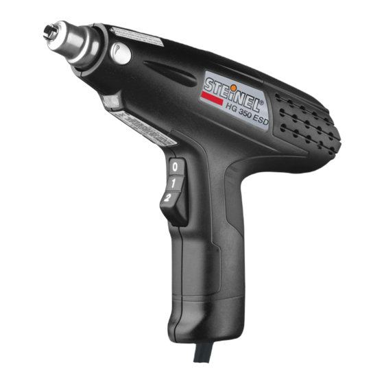 STEINEL HG 350 ESD Instructions Manual