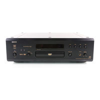 Denon DVD-5000 Operating Instructions Manual