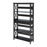 Convenience Concepts 5 Tier Bookcase with Drawer Assembly Instructions Manual