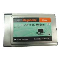 3Com 3CCFEM556B - Megahertz 10/100 LAN User Manual