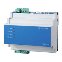 Coster YHC 700 Manual