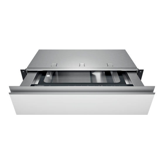 Gaggenau 400 Series Assembly Instructions Manual
